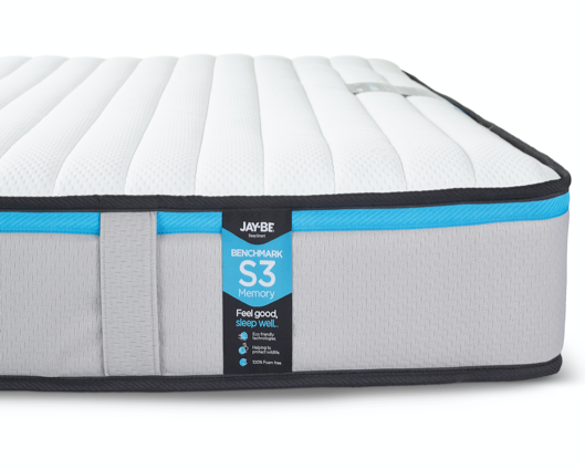 Jay-Be® Benchmark S3 Memory Eco Friendly Mattress - King