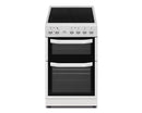 New World NWMID53CW 50cm Twin Cavity Electric Cooker with Ceramic Hob