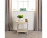 CHANTILLY SIDE TABLE - ANTIQUE CREAM