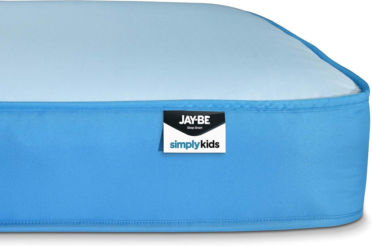 Jay-Be Simply Kids Waterproof Anti-Microbial Foam Free Sprung Mattress-Single