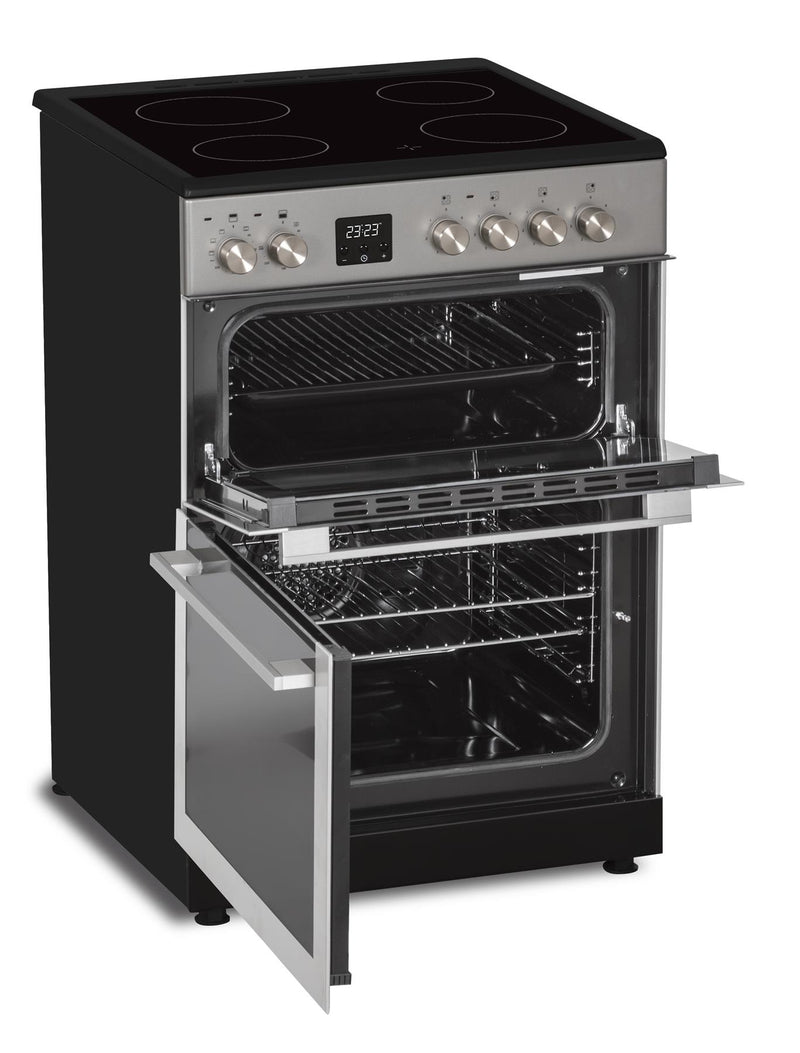 C60CDOS Creda Silver 60cm Ceramic Double
