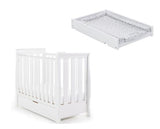 Stamford Space Saver Cot & Cot Top Changer - White