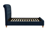 Brompton Double Bed - Midnight Blue