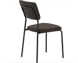 SHELDON DINING CHAIR (X4 PER BOX) - GREY BOUCLE FABRIC
