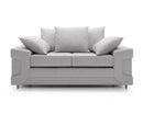 Poppy 2 Seater Sofa - Light Grey