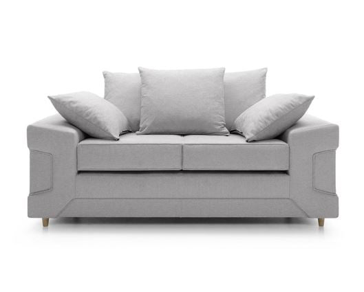 Poppy 2 Seater Sofa - Light Grey