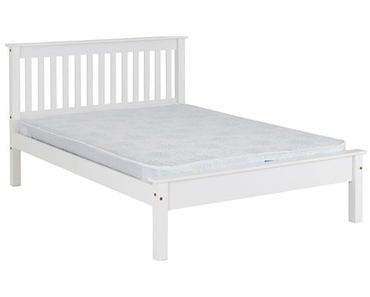MONACO 4' LOW END BED - WHITE