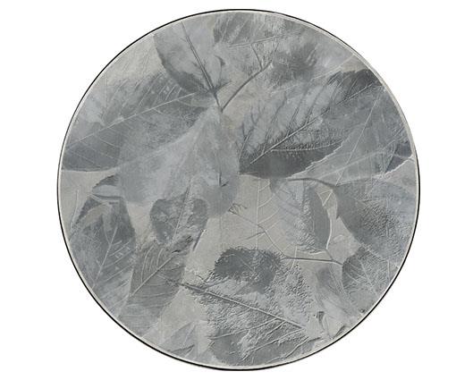FERNE PATIO DINING SET - BLACK/GREY LEAF