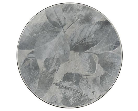 FERNE PATIO DINING SET - BLACK/GREY LEAF