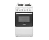 Haden HES51W 50cm Electric Single Cavity cooker with Solid Plate Hob