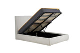 Lanis King Ottoman Bed - Cream