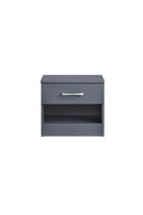 Highbury 1 Drawer Bedside - Dark Grey