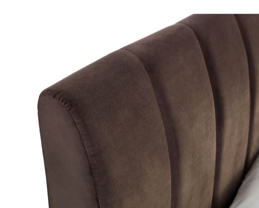 Dario Scalloped Velvet Bed King