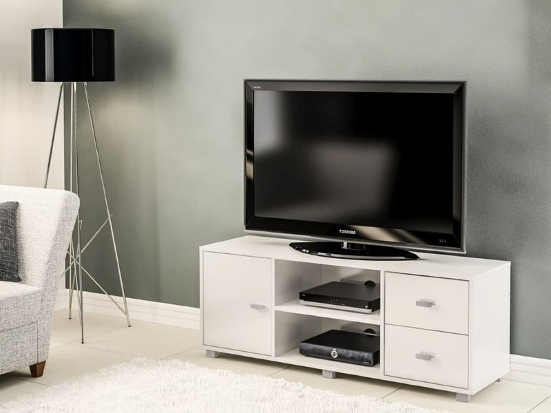 Cayden TV Unit - White