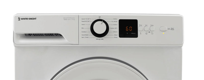White Knight ATWM127W 7kg Washer 1200rpm