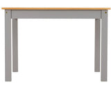 LUDLOW 1+4 DINING SET - GREY SLATE/OAK EFFECT