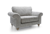Iris Love Seat - Ash Grey