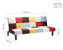 AURORA RAINBOW PATCHED SOFA BED