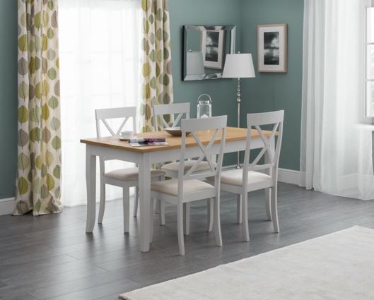 Oxford Oak/Elephant Grey Dining Table