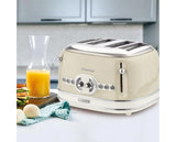 Ariete Retro Style 4 Slice Toaster -  Beige