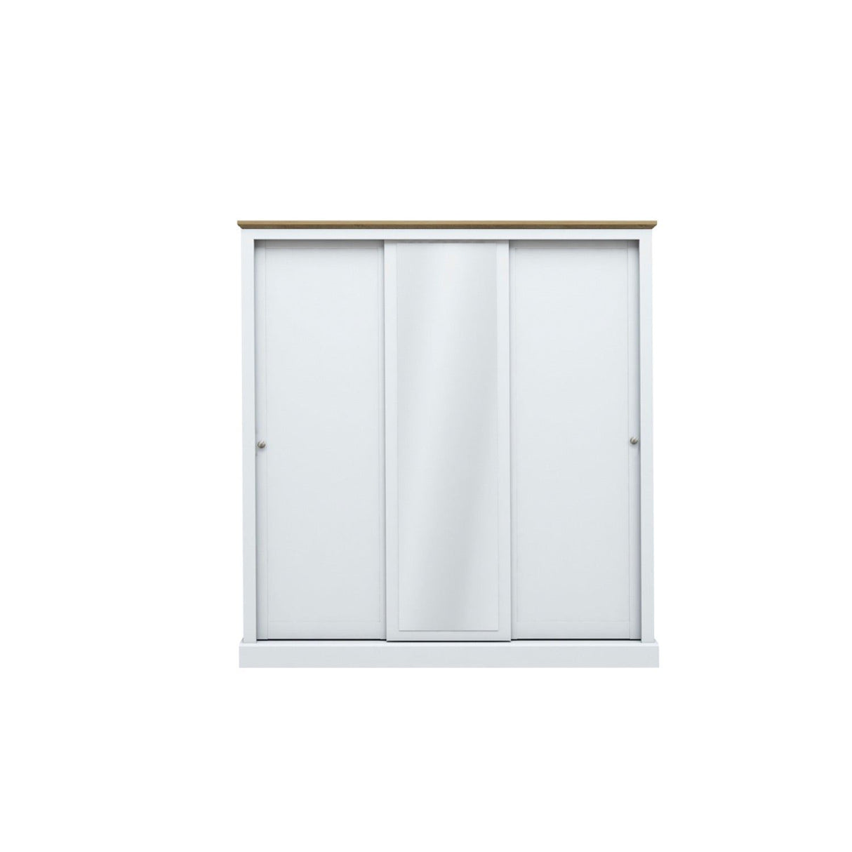 Dagwood 3 Door Sliding Wardrobe White