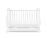 Stamford Mini Cot Bed + Moisture Mngmnt Mattress - White