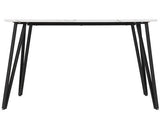 MARLOW DINING TABLE - WHITE MARBLE EFFECT