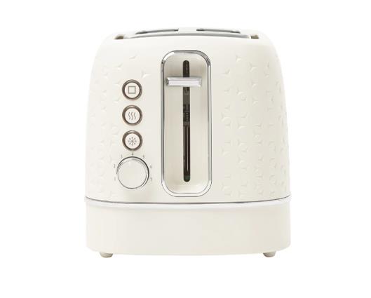 Haden Starbeck 2 Slice Toaster - Ivory