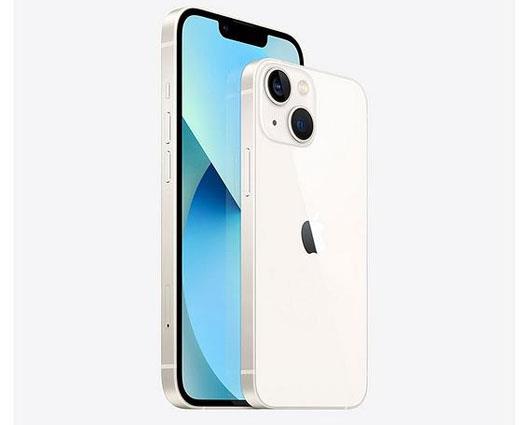Refurbished Apple iPhone 13 128GB Starlight with Wireless Headphones