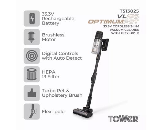 Tower VL120 Optimum Pets Vacuum