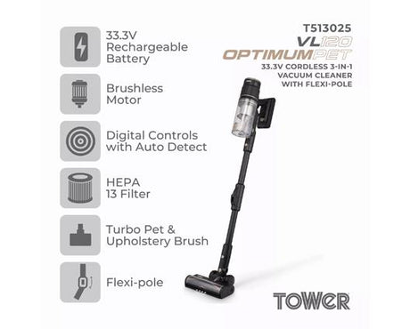 Tower VL120 Optimum Pets Vacuum
