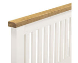 WINDSOR 5' LOW END BED - IVORY/OAK