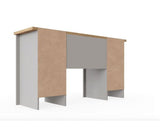 Lincoln Study Desk- Light Grey