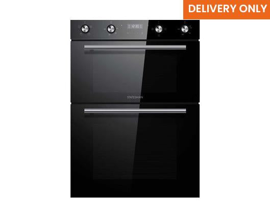Statesman BDM373BL Built-in 88cm 35/70L Double Oven Black