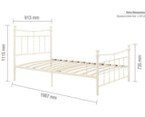 Emily Single Bed - Cream