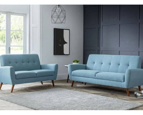 Moki 3 Seater Sofa-Blue