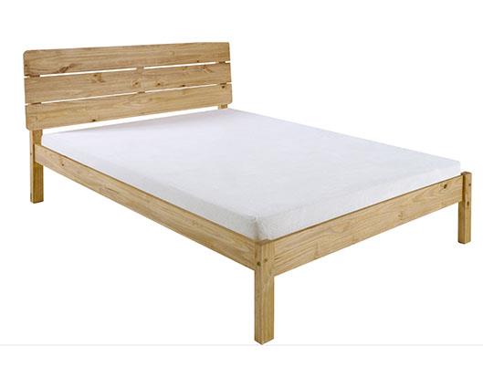 RONAN 4'6" BED - WAXED PINE