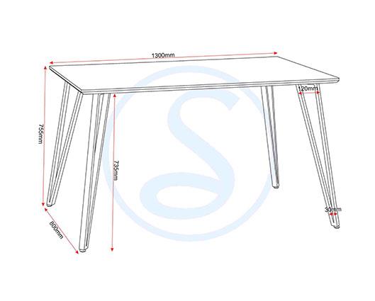 MARLOW & LUKAS DINING SET (X4 CHAIRS) - BLACK MARBLE/SAPPHIRE BLUE VELVET