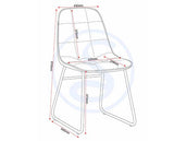 ATHENS RECT & LUKAS DINING SET (X4 CHAIRS) - CONCRETE/EMERALD GREEN VELVET