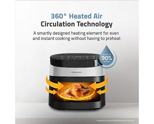 Cookology 7.2L Air Fryer with Viewing Window