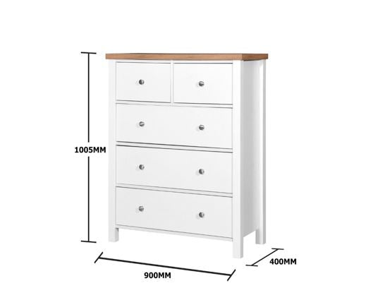 Chanon Drawer Shannon 2+3 Drawer Chest – C Supplies Ltd