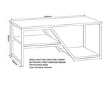 DURHAM COFFEE TABLE - LIGHT OAK EFFECT