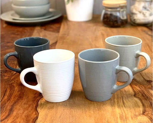 Sabichi 4 Piece Texture Mug Set