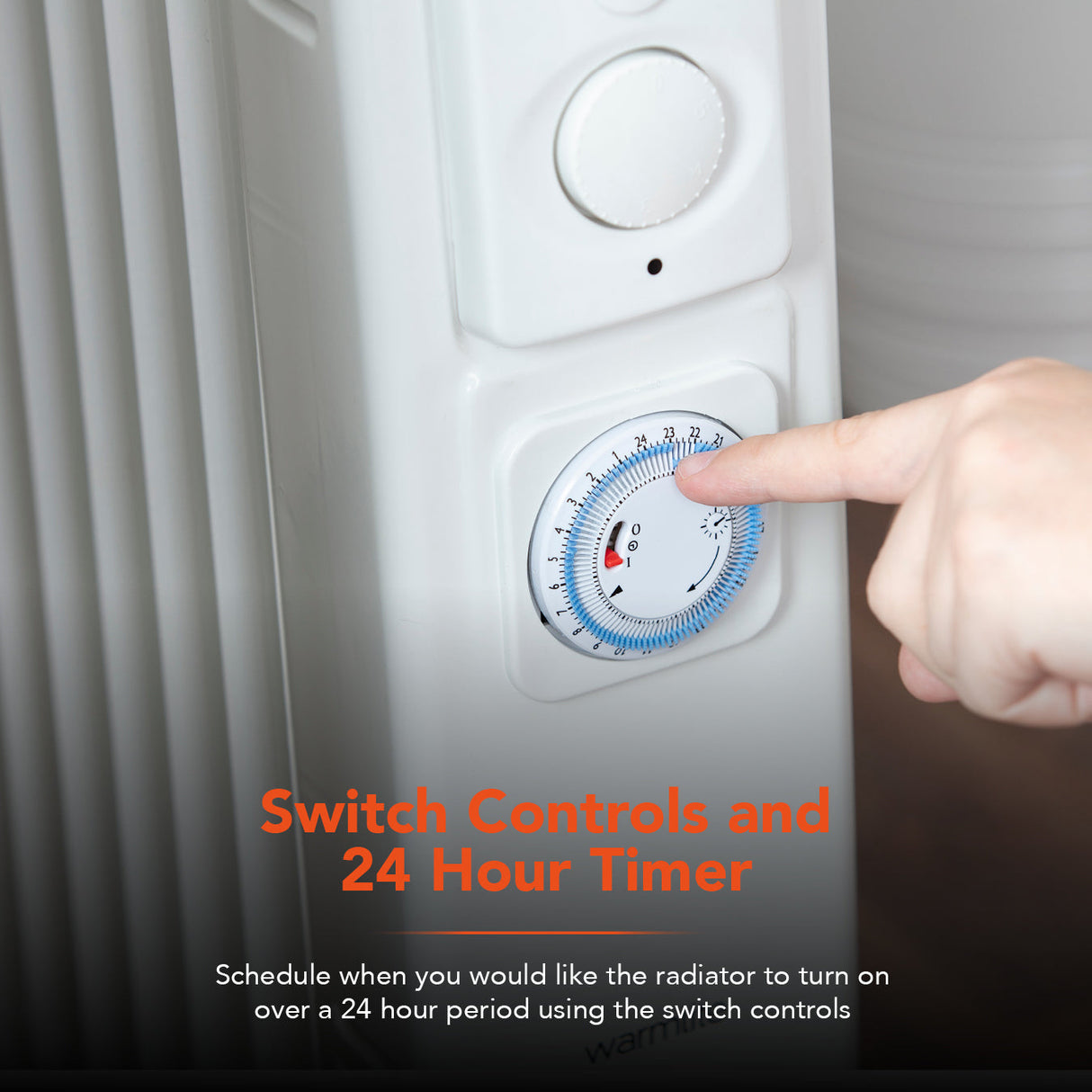 Warmlite 1500W Oil Filled Radiator White