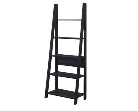 Ladder Bookcase-Black