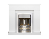 Ludlow Fireplace in Pure White 39 Inch