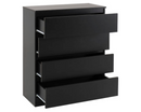 Marcus 4 Drawer Chest - Black