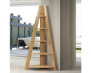 Corner Ladder Bookcase-Oak