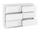 Marcus 6 Drawer Chest - White