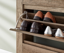 Casis Oak Shoe Cabinet